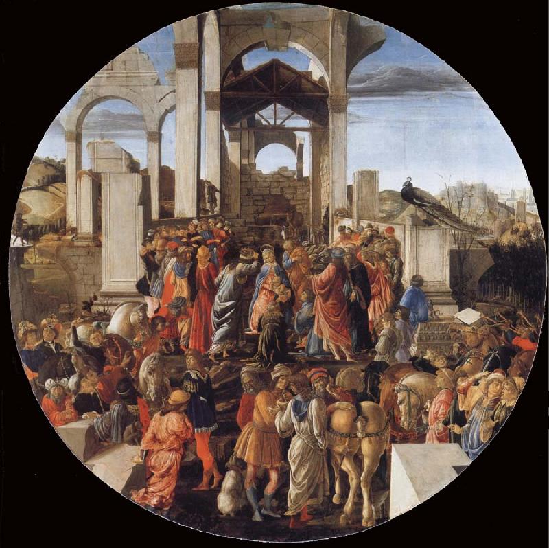 Sandro Botticelli The Adoration of the Kings Sweden oil painting art